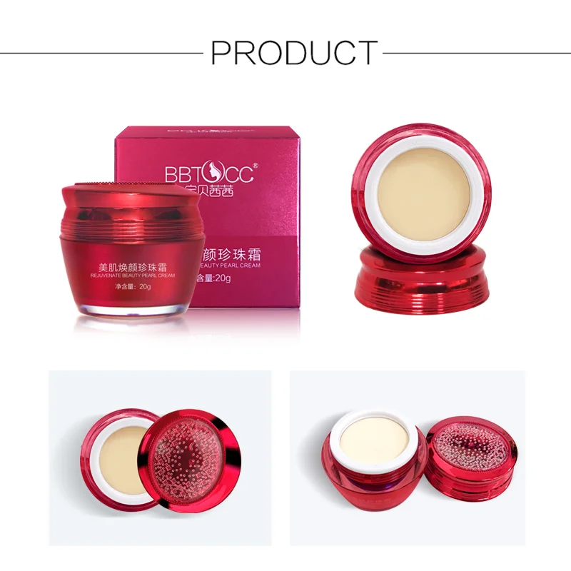 YIQI BBTOCC Cosmetic Day Pearl Cream Firming Whitening Moisturizing Anti Wrinkles Sunscreen Skin Concealer Cream