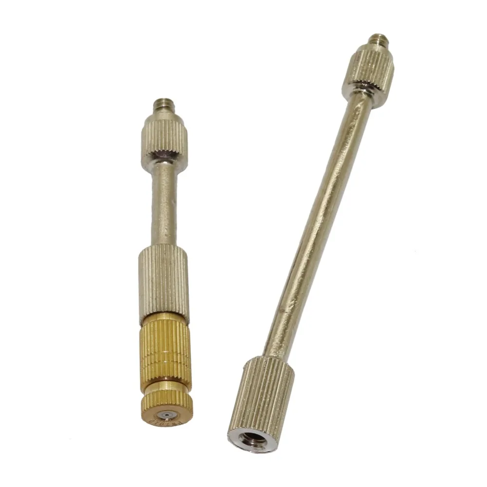 50mm/98mm/146mm/188mm Copper 3/16 Inch Thread Mist Nozzles Extension Rod Fog Atomization Sprayer Flexible Extension Pole 1 PC