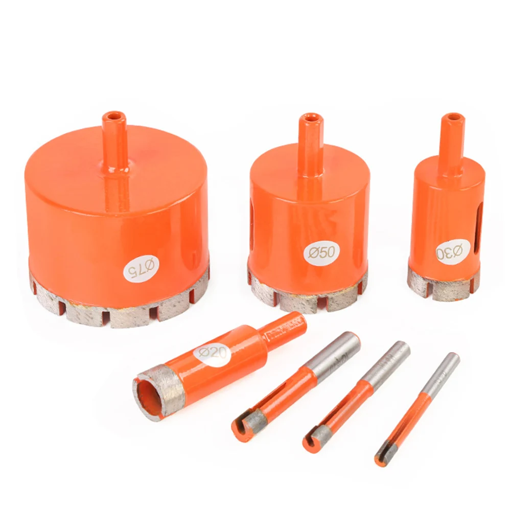 Kim Loại Kim Cương Khoan Core Bit Đá Mũi Khoan Cưa Lỗ Khoan Bits Chuông Thấy Cho Kính Gốm Sứ Ngói Đá Cẩm Thạch đá Hoa Cương