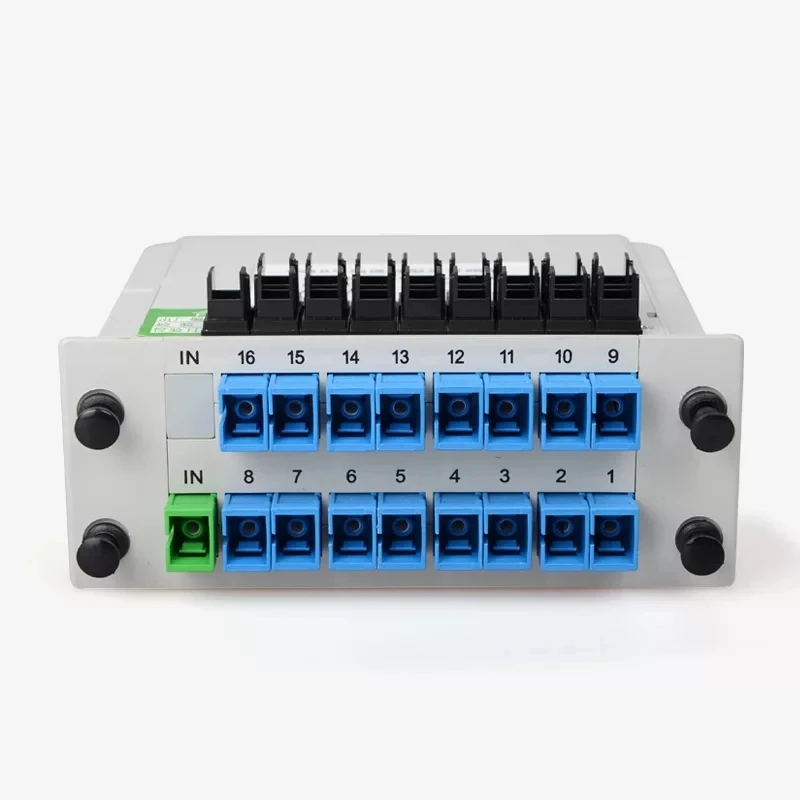 5 stücke 1x16 LGX box faser Splitter GEPON FTTH SM SC/APC 1*16 PLC optische koppler Kassette Telecom GPON ELINK Plannar wellenleiter