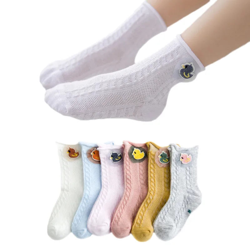 Children's Socks Summer Thin Mesh Kids Girls Boys Newborn Baby Socks Cotton Infant Socks For Girls 1 2 3 4 5 6 7 Years Old