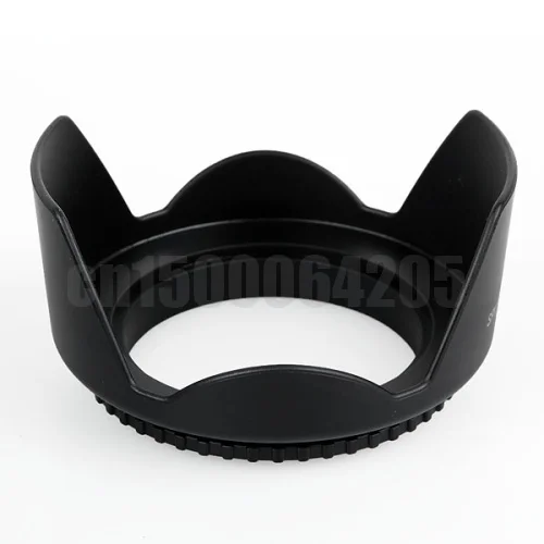 2pcs 49mm 52mm 55mm 58mm Screwed Flower Petal Sunshade Len Shade Lens Hood Universal For DSLR Camera