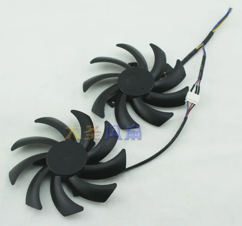 

Original for XFX 270X 280X 290X graphics card dual fan PLD09210S12HH 12V 0.40A