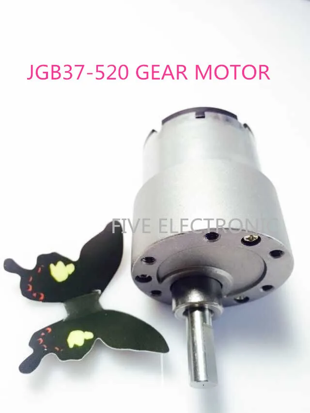 12V JGB37-520  DC Gear Motor, use for robot/DIY models / electronic Toys