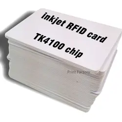 200Pieces 125Khz RFID Access Control System Card With TK4100 Chip Id Inkjet PVC Cards Suit For Epson Canon Printer