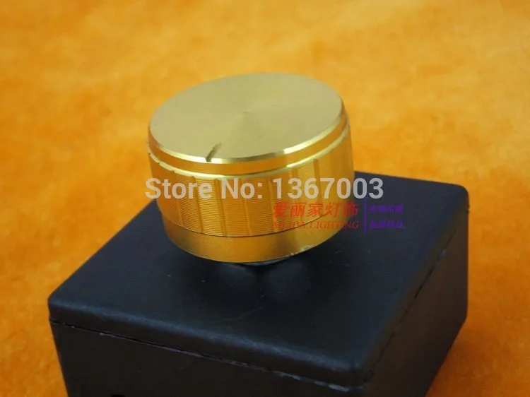 2 STKS 110 V/220 V Goud kleur Tafellamp Dimmer Draaischakelaar 1A