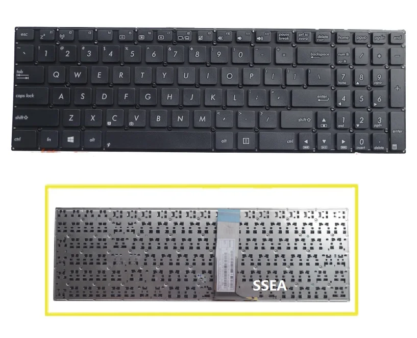 SSEA New US Keyboard Without Frame For ASUS X502 X502A X502U X502XI 502XE X502CA X502C Laptop Keyboard English