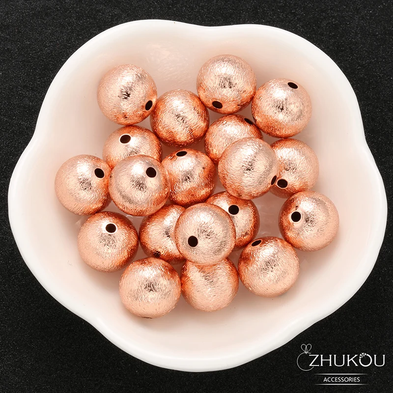 5Pcs/lot 12x12mm Best Quality Brass Cubic Zirconia Round Spacer Beads for DIY Jewelry Findings, Mixed Color, Model:PZ21