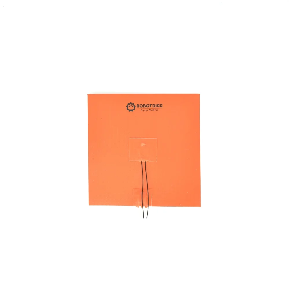 12V 200mm 150W Square Silicone Rubber Flexible Heater Pad