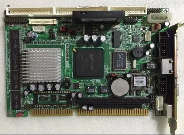 Board HE-842  100% OK Original IPC  ISA Slot Industrial motherboard Half-Size CPU Card PICMG1.0 With CPU RAM