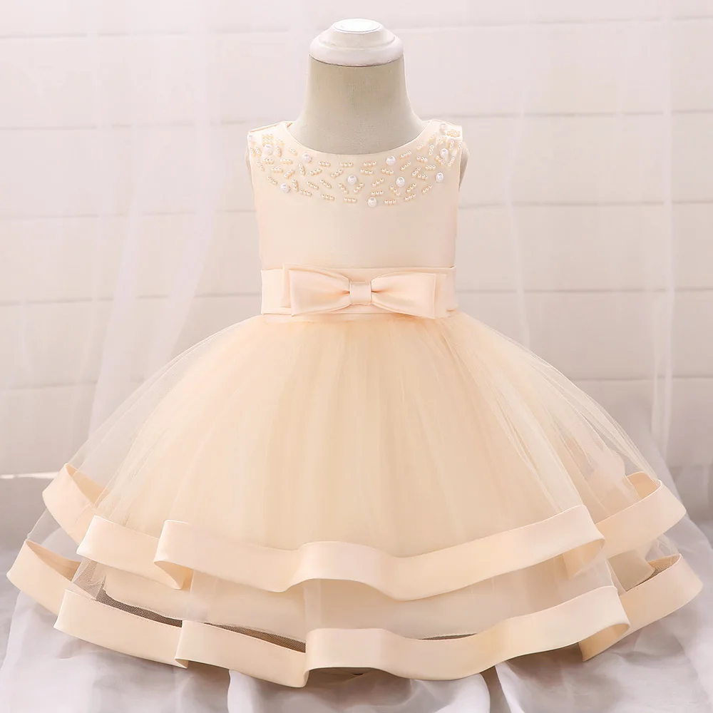 2024 Kleinkind Baby Mädchen Sommerkleider Säuglings prinzessin 1 Jahr Geburtstags feier Kleid elegante Kinder Mädchen Weihnachten Hochzeit Kostüm