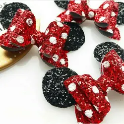 Cat Ears Princess Hairgrips Glitter Hair Bows with Clip Dance Party Bow Hair Clip Girls Hairpin Hair Accessories