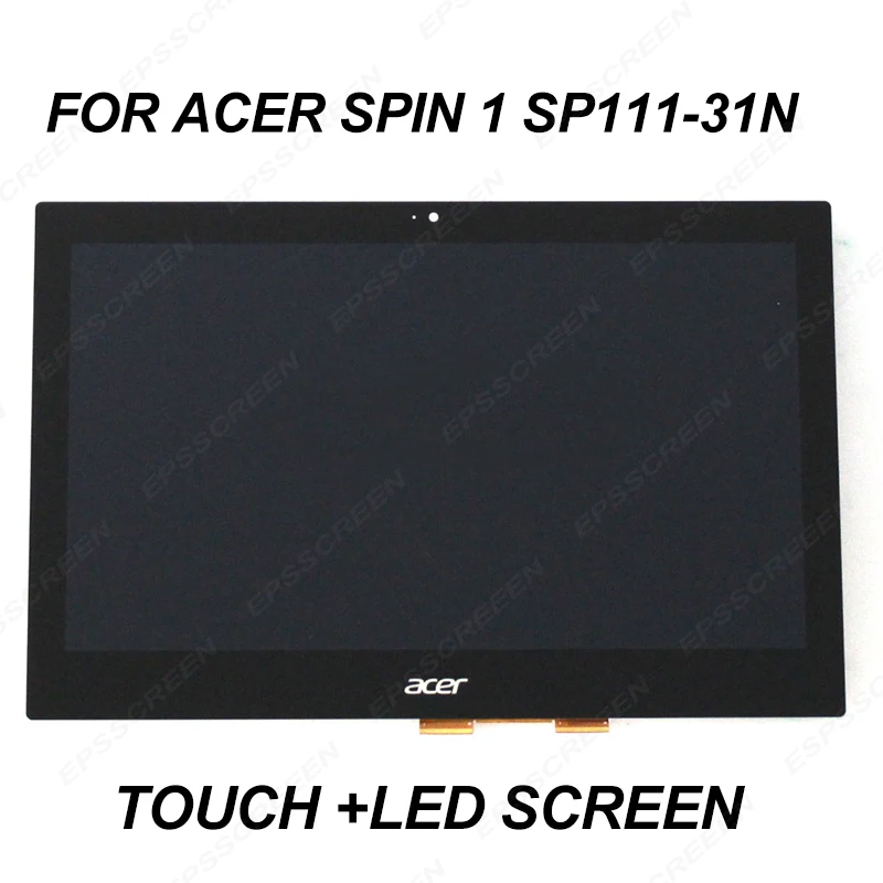 replacement educational notebook screen 11.6 for Acer Spin 1 SP111-31N 11.6 FHD Lcd Touch panel 6M.GL5N1.006 digitizer display