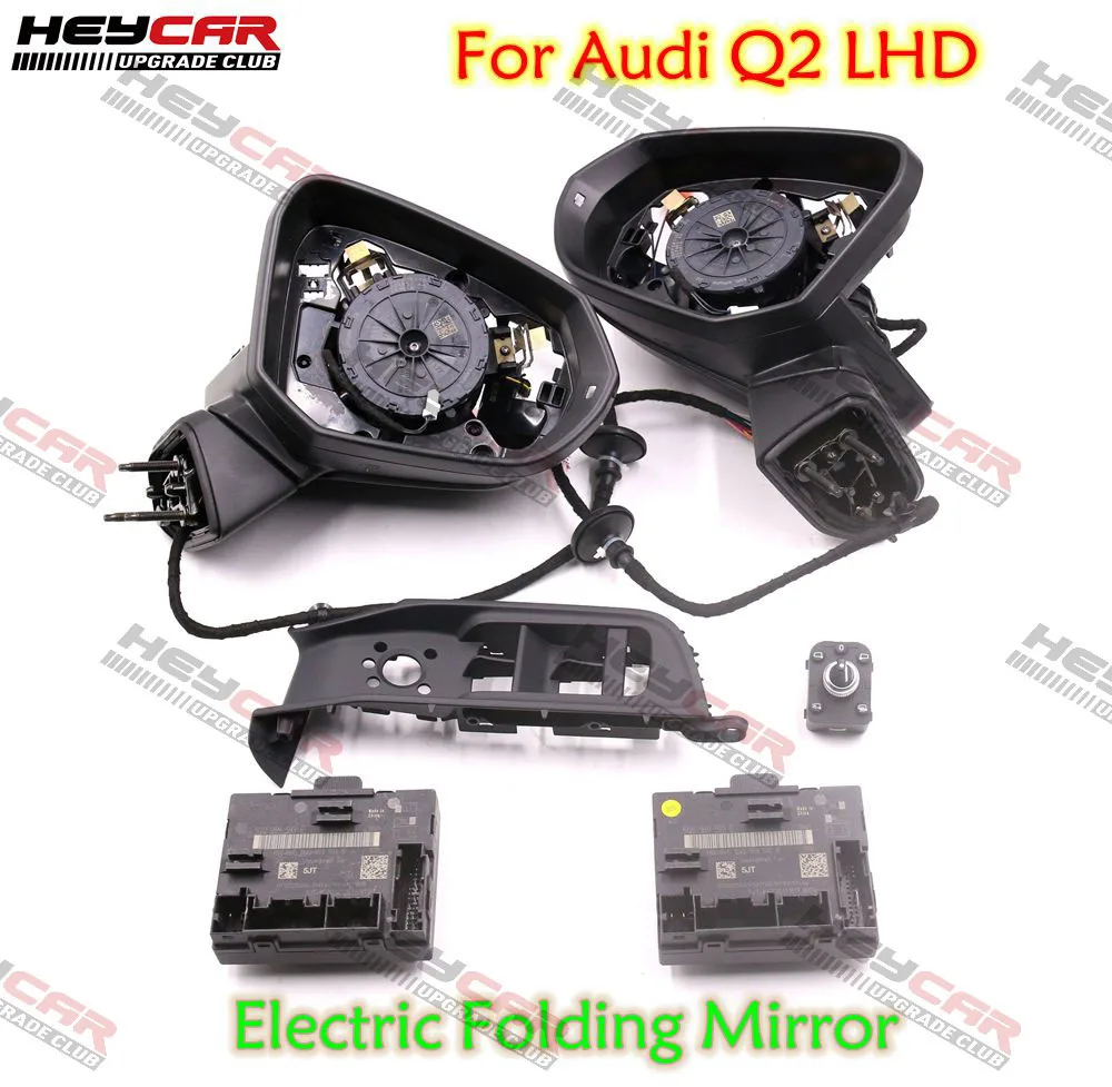 

Auto folding electric folding Mirror Upgrade Kit For Audi Q2 LHD