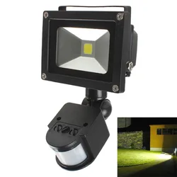 20W PIR Infrared Body Motion Sensor LED Garden Light Flood Light Path Wall Lamps AC 85-265V Waterproof Outdoor Landscape Lamp