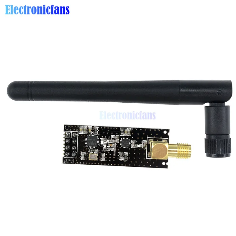 Smart Electronics 1Set 2.4G 1100 Meters Long Distance NRF24L01+PA+LNA Wireless Transceiver Communication Modules With Antenna