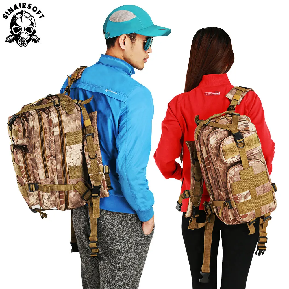 Tactical Backpack Travel Sports Camouflage Bag Outdoor Climbing Hunting Backpack Fishing Hiking 3P Pack Bag