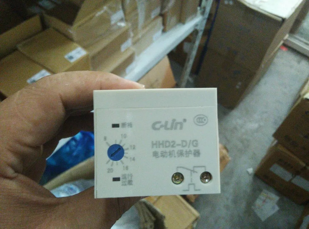 

Brand new original authentic C-Lin HHD2-D/G (8~20A) Passive Motor Phase Loss Overload Protector AC380V