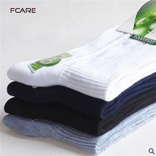 

Fcare 10PCS=5 pairs bamboo fiber autumn winter stripe socks cotton sokken calcetines hombre meias masculino