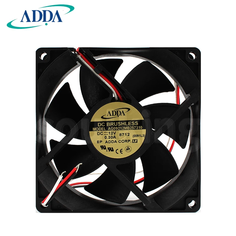 

NEW ADDA AG0912MB257310 9225 12V 0.30A test speed waterproof cooling fan