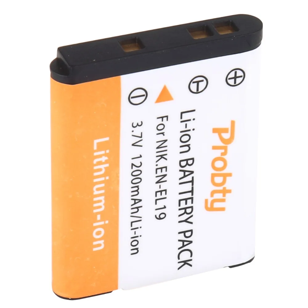 Батарея PROBTY ENEL19 EN-EL19 для Nikon Coolpix S32 S33 S100 S2500 S2750 S3100 S3200 S3300 S3400 S3500 S4100 S4150 S4200