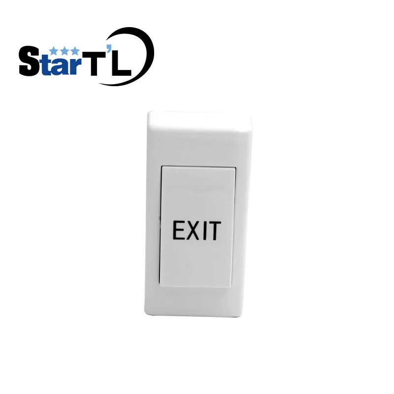 Small Access Control Push Button Wall Mount Exit Button Push Door Release Exit Button Switch For Electric Access Control System