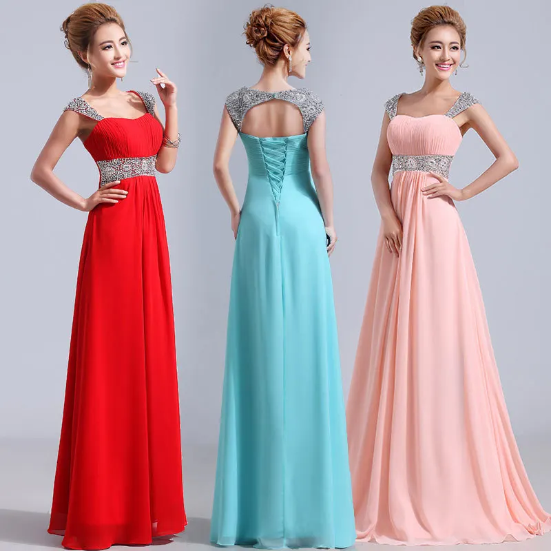 

Cheap 2025 Hot Double-shoulder slit neckline racerback bandage design long evening dress formal dress bride