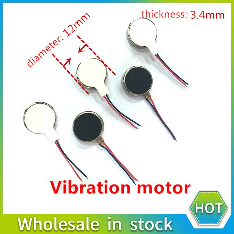 1.5~3V DC 1234 Mini Micro Vibration Motor Smartphone Game Electrical Machine Massager Button Type Motherboard Bluetooth Headset