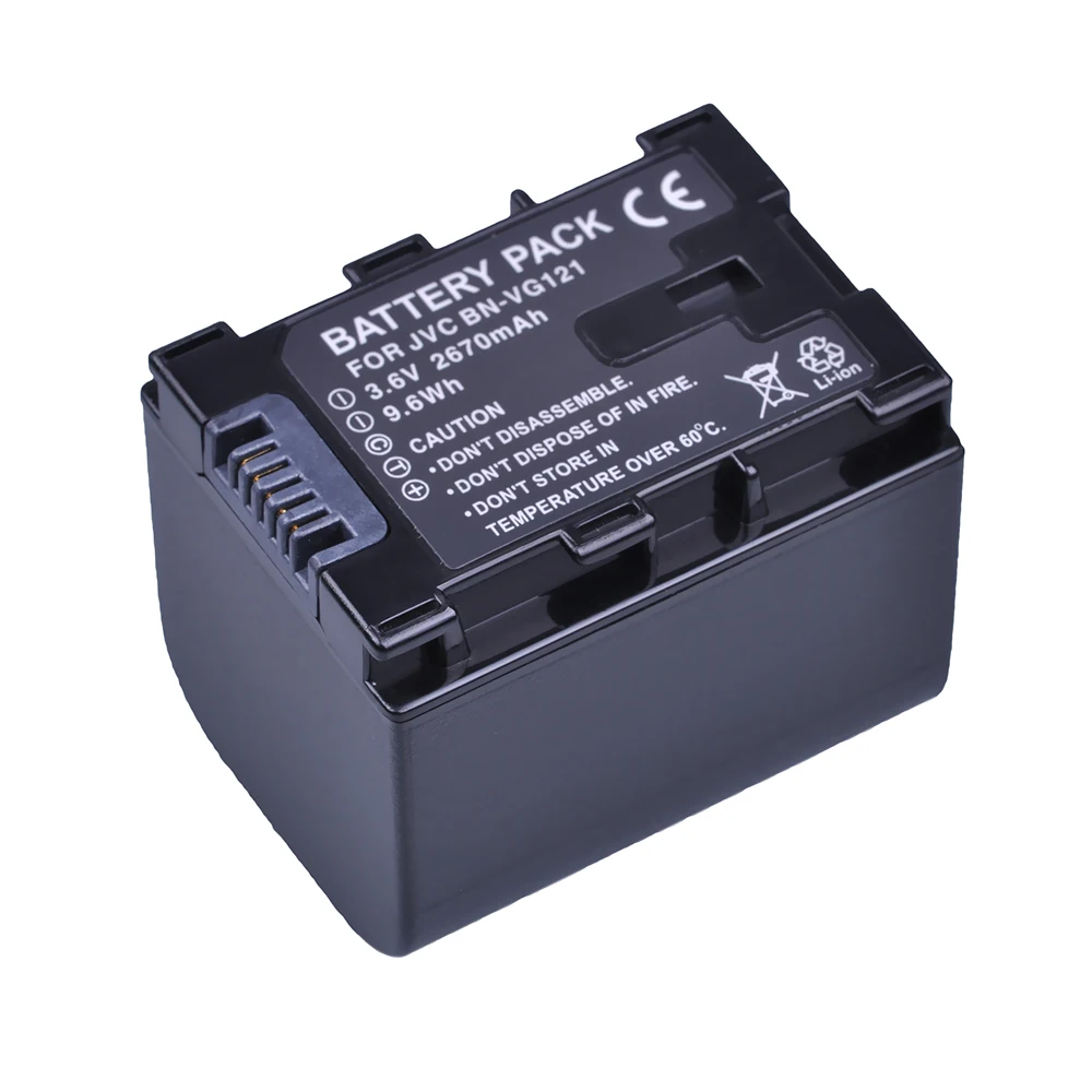 

1Pc Battery for JVC BN-VG121 Battery, BN-VG121U, BN-VG121US, BN-VG138, BN-VG138U, BN-VG138US, BN-VG107, BN-VG107U,BN-VG114