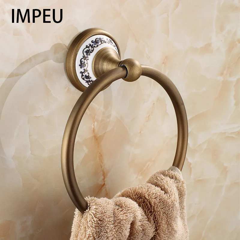 20-stück Antike Messing Wand Montiert Bad Hardware Set Wc Papier halter/Robe Haken/Handtuch Bar/handtuch Ringe