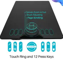 HS610 Drawing Tablet 10x6 with 28 Keys and Stylus #3