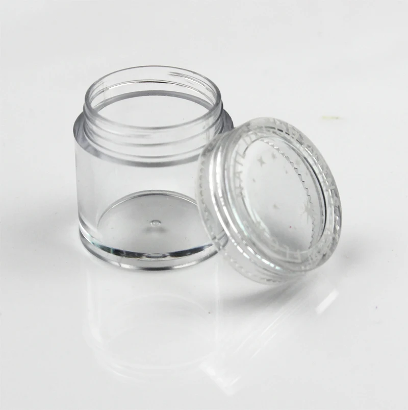 Empty Cosmetic Containers Bottle Contenitori Cosmetici Jar 10Gram Envases Plastico Garrafa Plastic Jars With Lid Makeup Storage