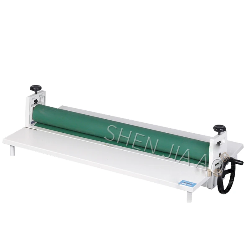 QH-L36 Cold Roll Laminator 1 Meter Width Cold Heading Machine Laminating Machine Poster Painting Document A3 A4 Paper Lamination