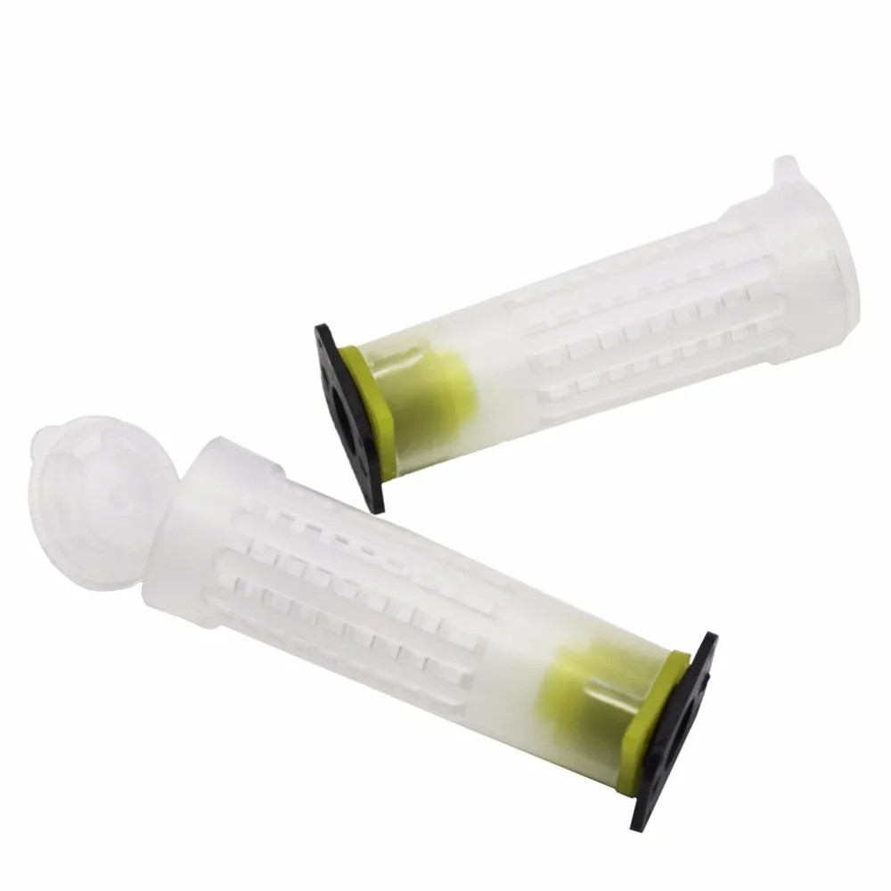100 Sets Bee Equipment Queen cage 7.6cm 2.6cm diameter The new beekeeping equipment Insects tools wholesale Bee feeder