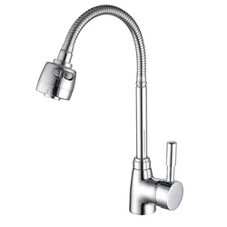 SHAI Brass Mixer Tap Cold And Hot Water Kitchen Faucet Kitchen Sink Tap Multifunction  Brass Body Chrome Sink Faucets SH3201