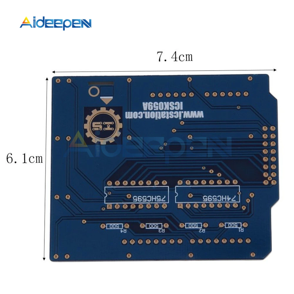 4X4X4 Blue LED Light Cube Kit 3D LED DIY Kit Electronic Suite for Arduino Smart Electronics Led Cube Kit DIY Electronic