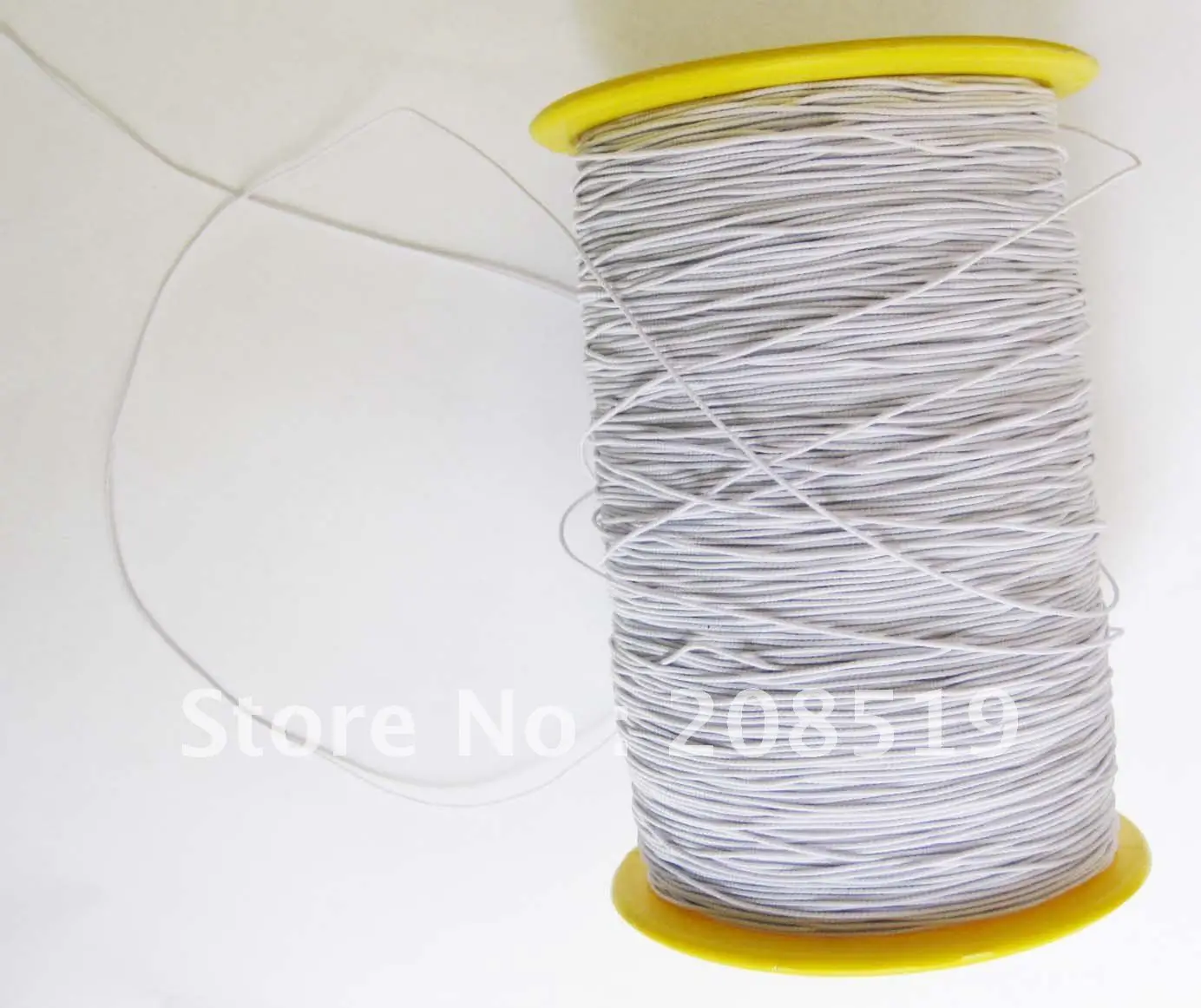 500 Meters Round 0.5MM Tiny Elastic Cord For Party Hats Neck Hold Endurable String Jewelry Finding Garment Accessory