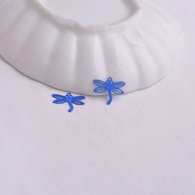 100 Stück AC1871 10mm*12mm Hübsche Libellen-Anhänger Kleine Tier-Anhänger – Detail 10