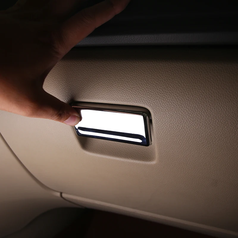 My Good Car ABS Electroplate Golvebox Handle Refitting Stickers Case For Ford Focus 2 MK2 2005 - 2010 2011 2012 Accessories