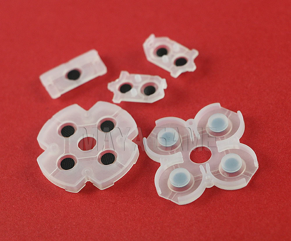 5 комплектов мягких силиконовых проводящих резиновых кнопок для контроллера PlayStation 4 PS4 JDS-030 JDM-030