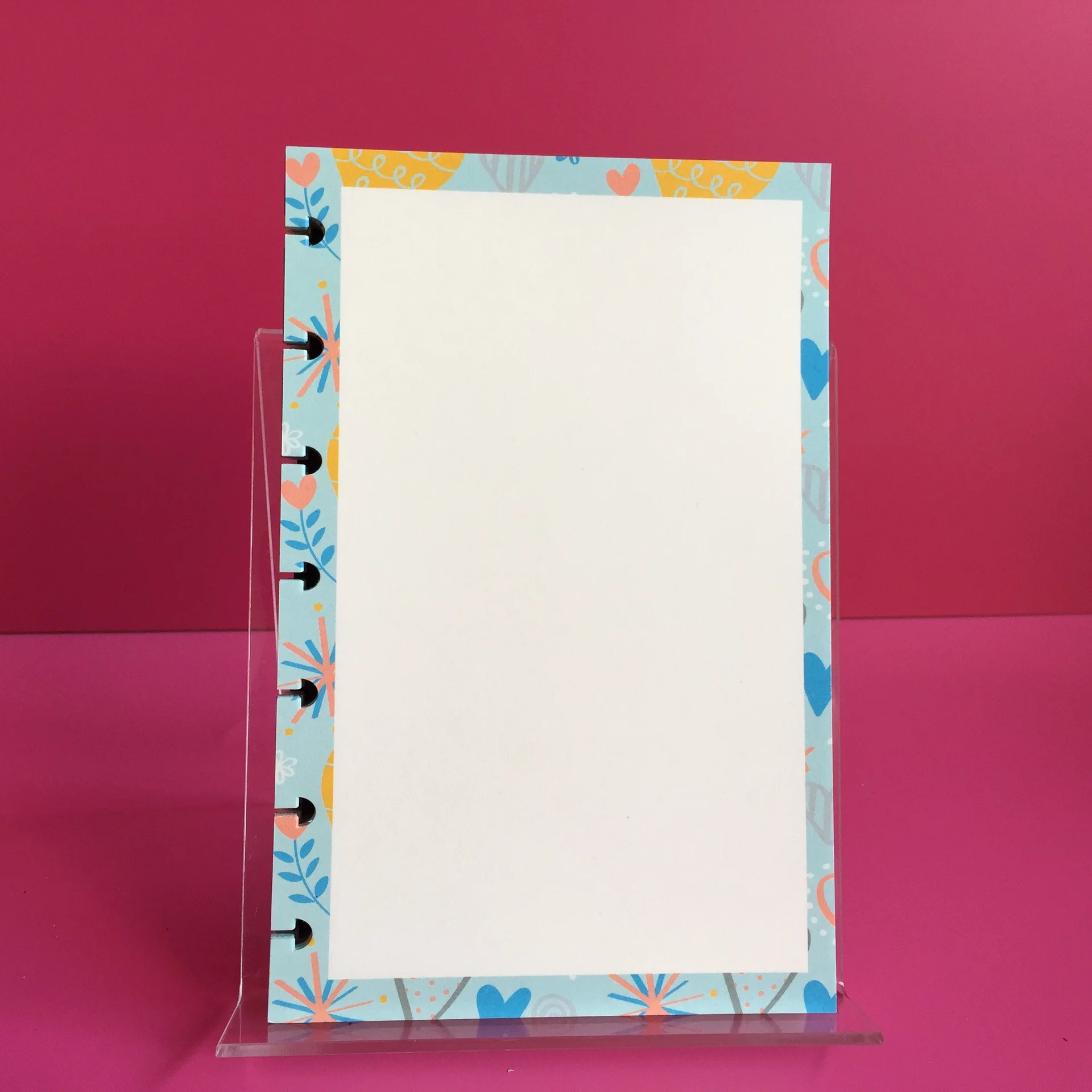 80pcs A5B6 Notebook Loose-leaf Paper Hand Account Book Refill Daolin Paper Notepad Colorful Inner Mushroom Hole Loose-leaf