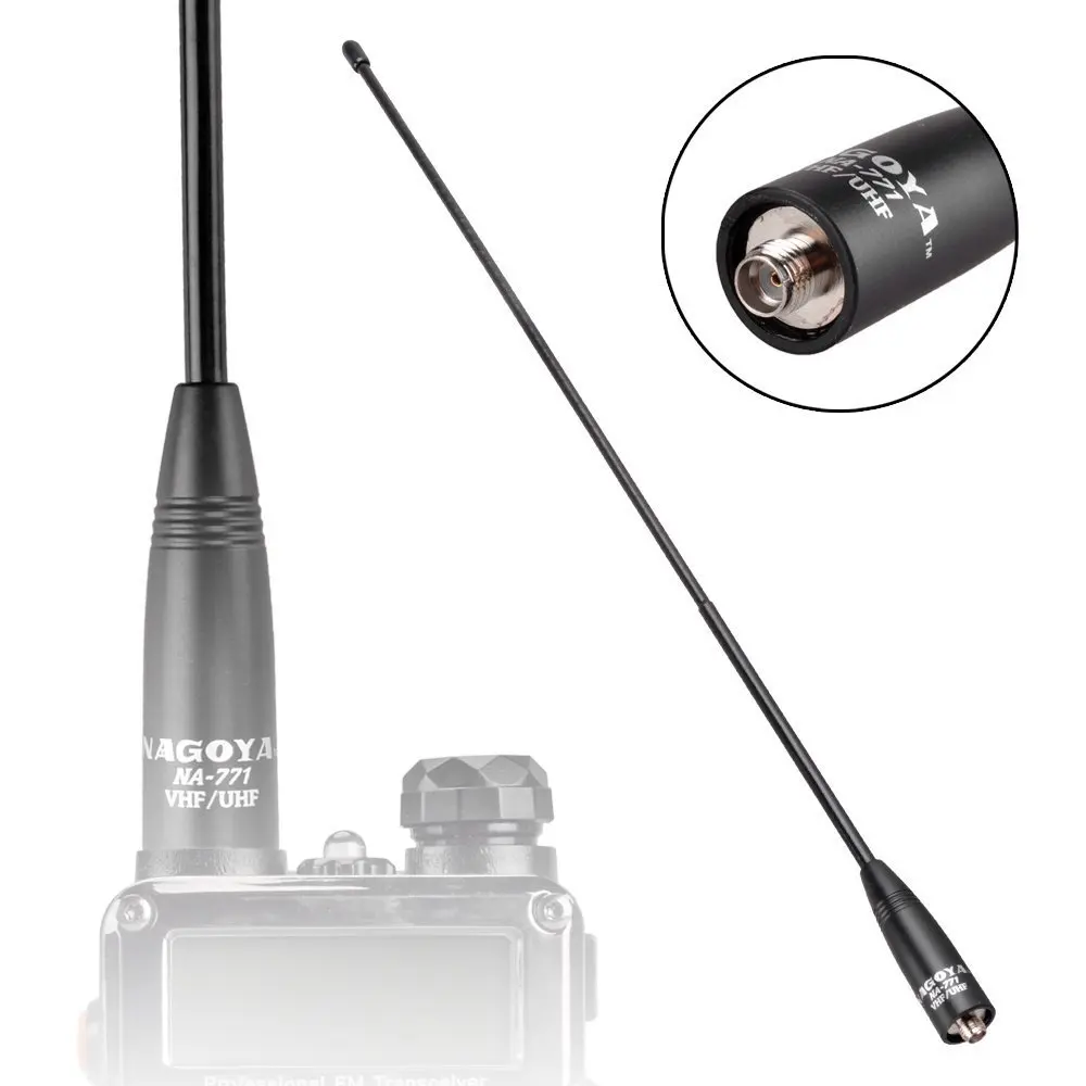 Ban Đầu Nagoya Na-771 SMA-F 144/430Mhz VHF/ UHF Ăng Ten Cho Máy Bộ Đàm Kenwood WOUXUN 2 Chiều Đài Phát Thanh Đàm Baofeng UV-5R bộ Đàm Ăng Ten