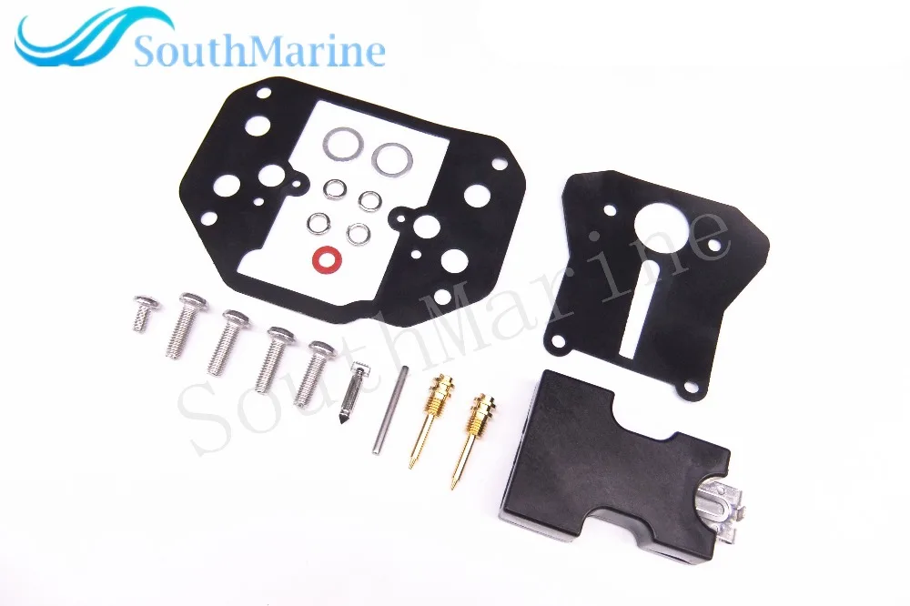 Boat Motor Carburetor Repair Kit 6F6-W0093 for Yamaha 2-Stroke 40HP old model Outboard Motors G