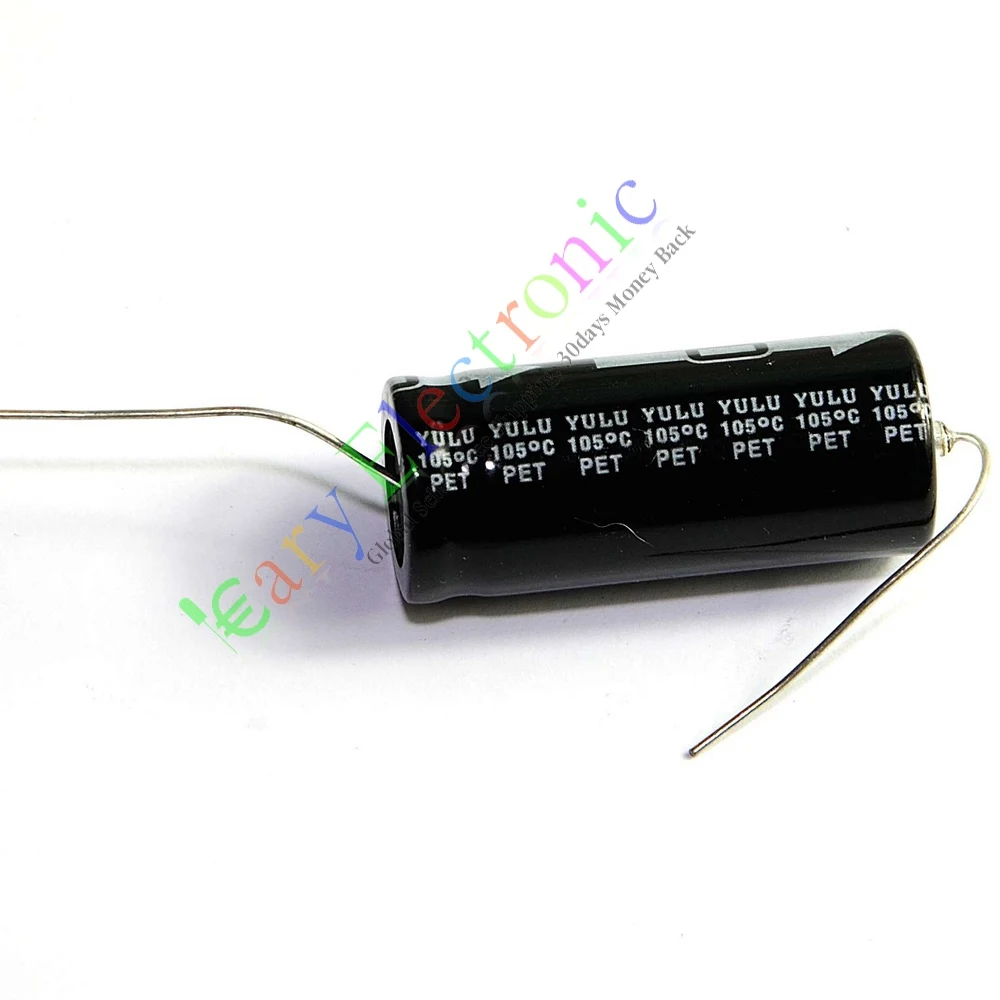 Wholesale and retail 5pc 450V 100uf 105C long copper leads Axial Electrolytic Capacitors tube amp free shipping