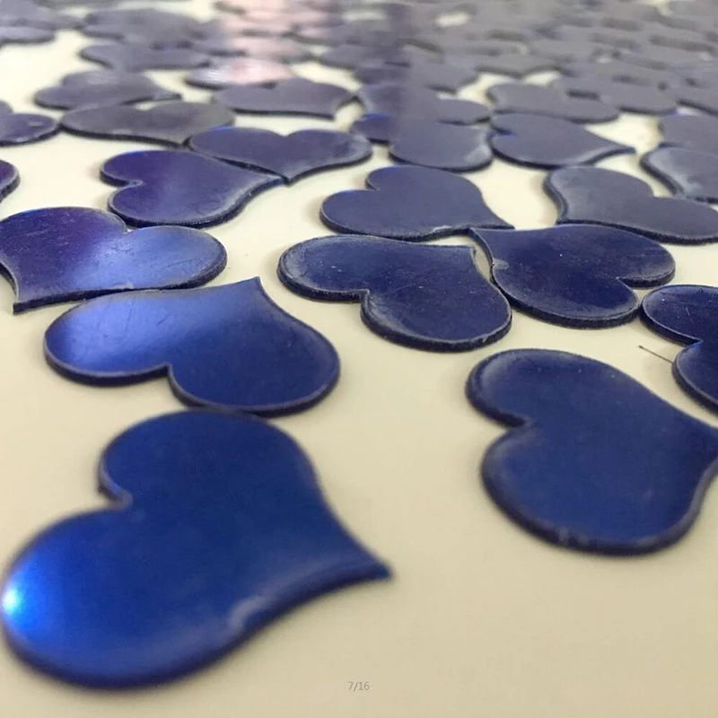 50 Stück/Set 4*5cm Acryl-Spiegeloberfläche Herzförmiger Wandaufkleber für Kinderzimmer Hochzeitsdekoration Wandtattoo Liebe DIY Kunst Wandbild – Detail 12
