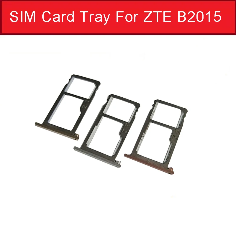 Genuine Sim Card Tray Adapter For ZTE Axon mini / Secret mini B2015 B2016   Card Reader Slot Socket Holder Replacement