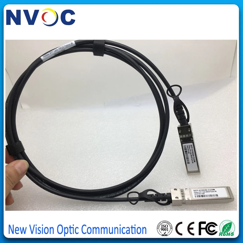 Imagem -02 - Direct Anexar Twinax Copper Fiber Optical Cabo Sfp +10g-cu2m 10gb Ethernet Dac Passivo 2m 2m