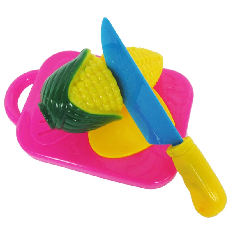 Simulated Fruit and Vegetable Model Cutting Toys Kitchen Cooking Tool Children Classic Play House Toy Birthday Gift for Children