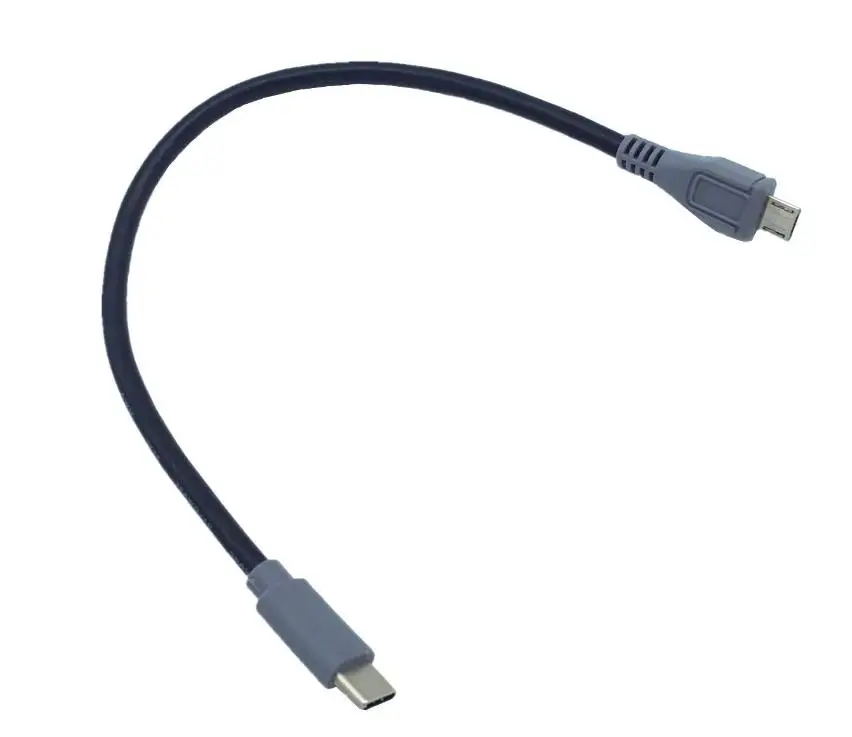 Type C to Micro USB B OTG Cable for DAC Portable Digital Audio Amplifier 20cm 50cm 100cm