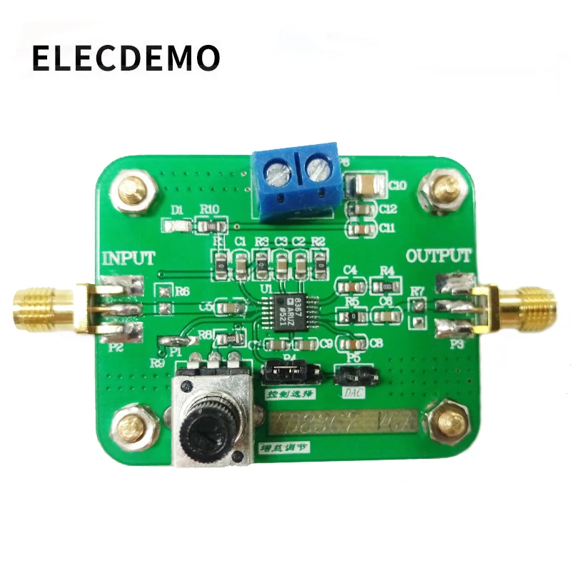 AD8367 modülü otantik garanti 500MHz 45dB doğrusal değişken kazanç amplifikatör fonksiyonu demo kurulu